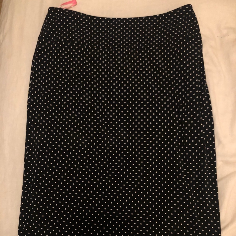 Polka Dot Pencil Skirt